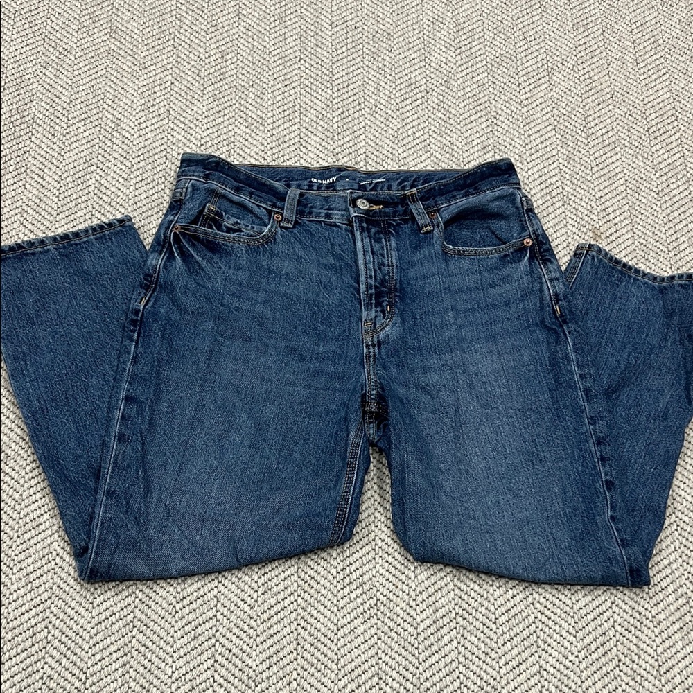 Old Navy Women's Straight Leg Blue Jeans